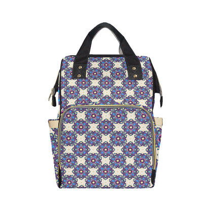 lotus Boho Pattern Print Design LO08 Diaper Bag Backpack