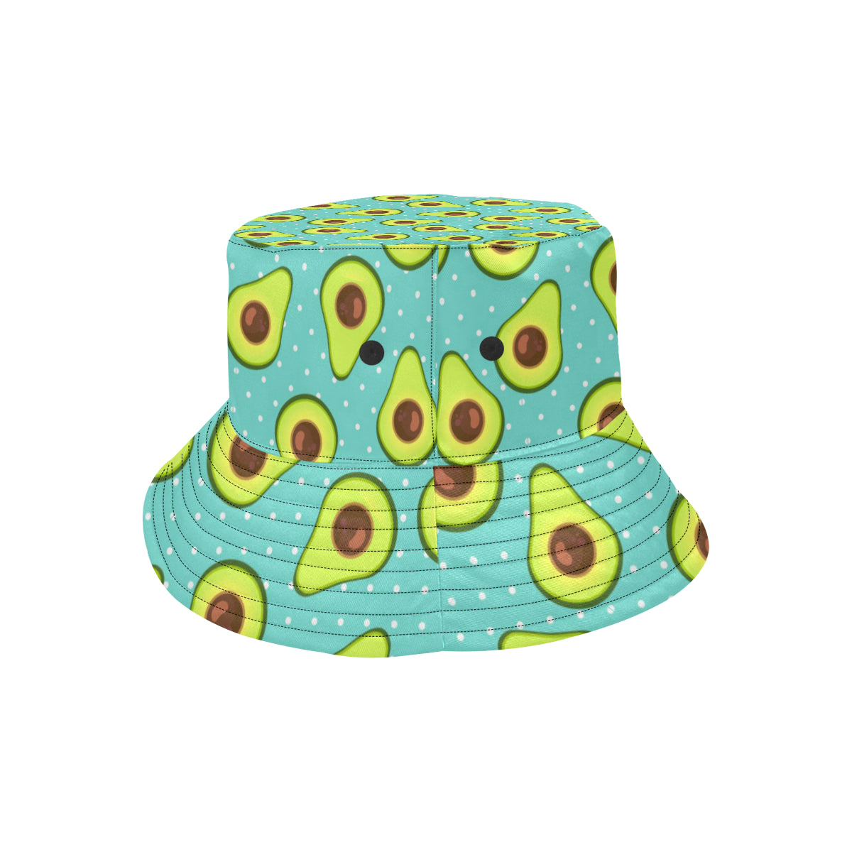 Avocado Pattern Print Design AC012 Unisex Bucket Hat