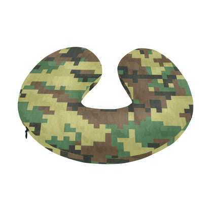ACU Army Digital Pattern Print Design 02 U-Shaped Travel Neck Pillow