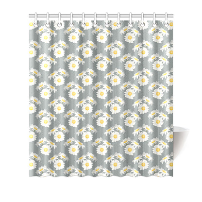 Daisy Pattern Print Design DS09 Shower Curtain