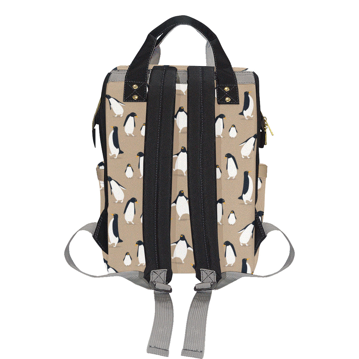 Penguin Pattern Print Design A01 Diaper Bag Backpack