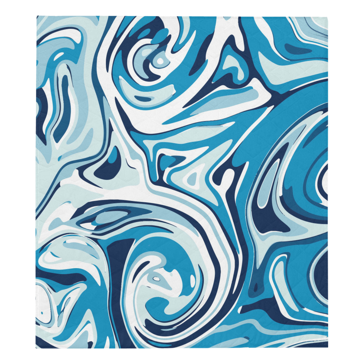 Liquid Pattern Print Design 05 Premium Quilt