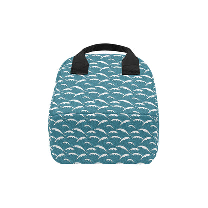 Surf Wave Tribal Design Insulated Lunch Bag