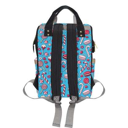 Candy Pattern Print Design 05 Diaper Bag Backpack