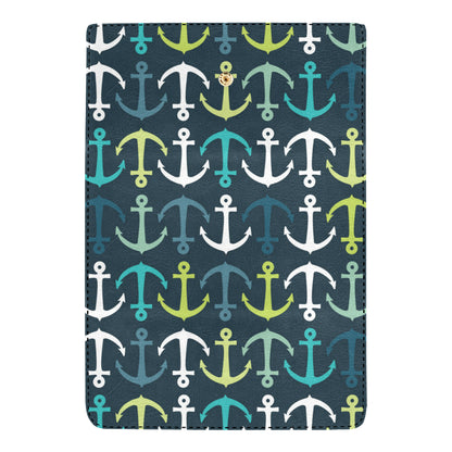 Anchor Pattern Print Design 03 Women's Trifold Wallet