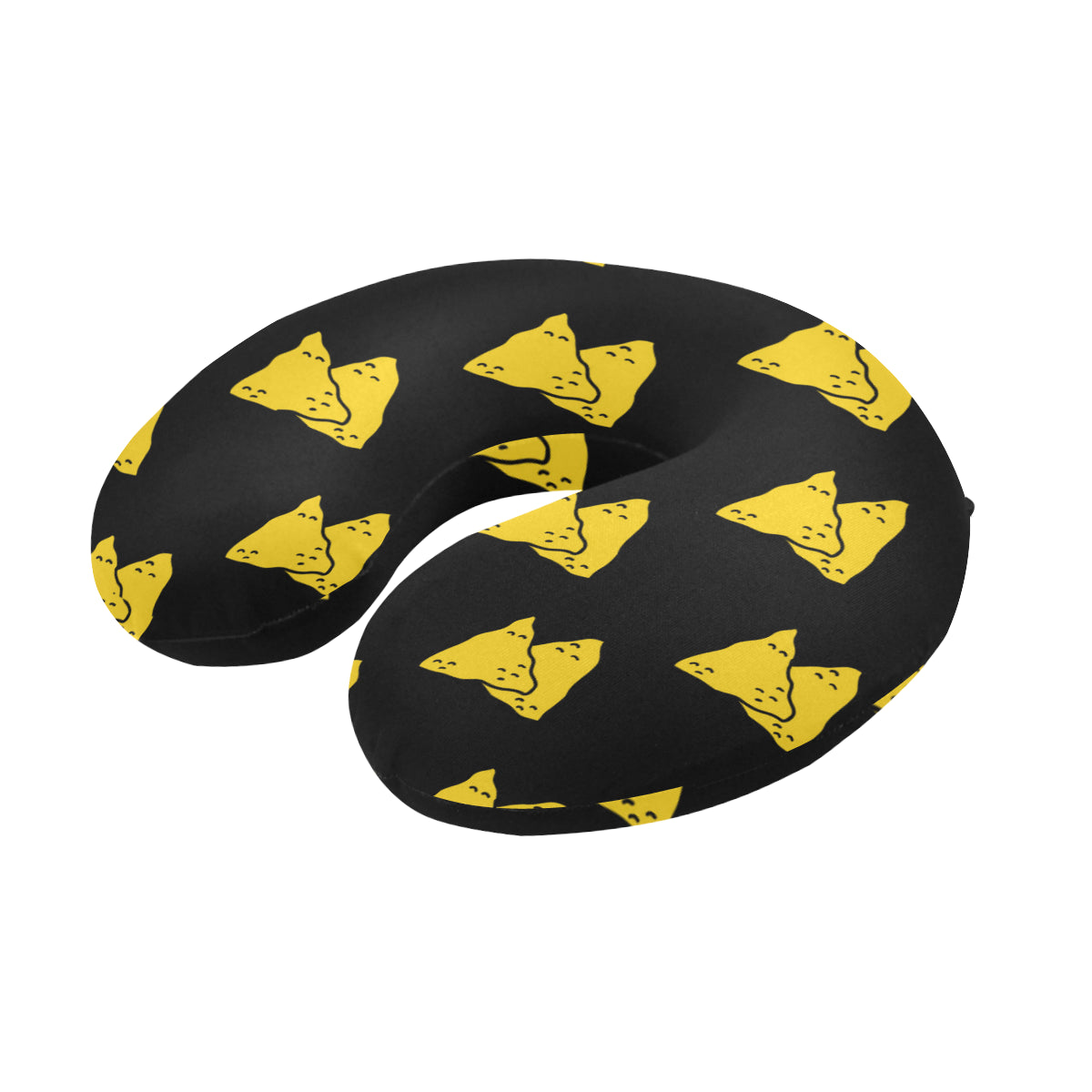 Nachos Pattern Print Design A02 U-Shaped Travel Neck Pillow