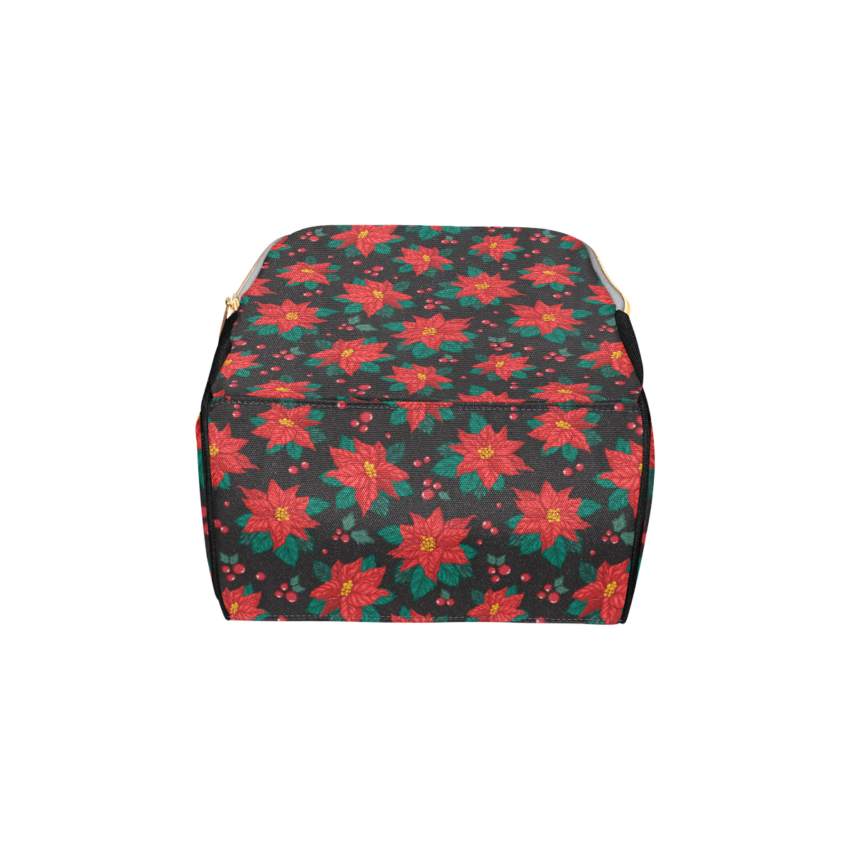 Poinsettia Pattern Print Design POT07 Diaper Bag Backpack
