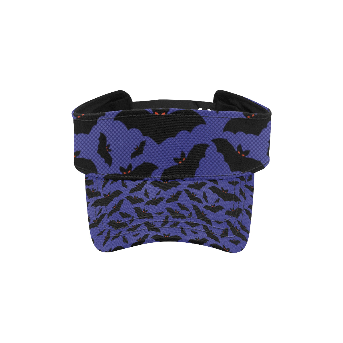 Bat Halloween Pattern Print Design 02 Unisex Sun Visor