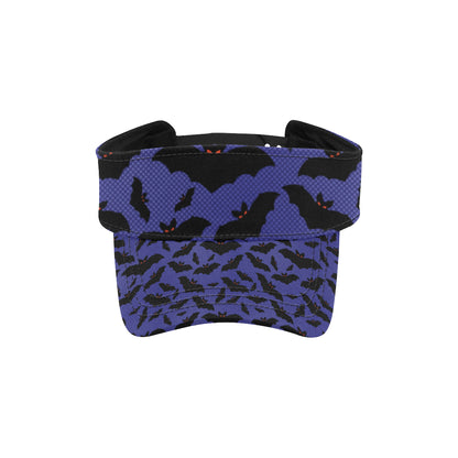 Bat Halloween Pattern Print Design 02 Unisex Sun Visor