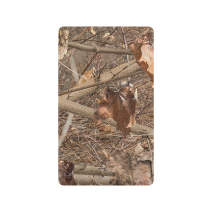 Camo Realistic Tree Forest Autumn Print Rubber Doormat