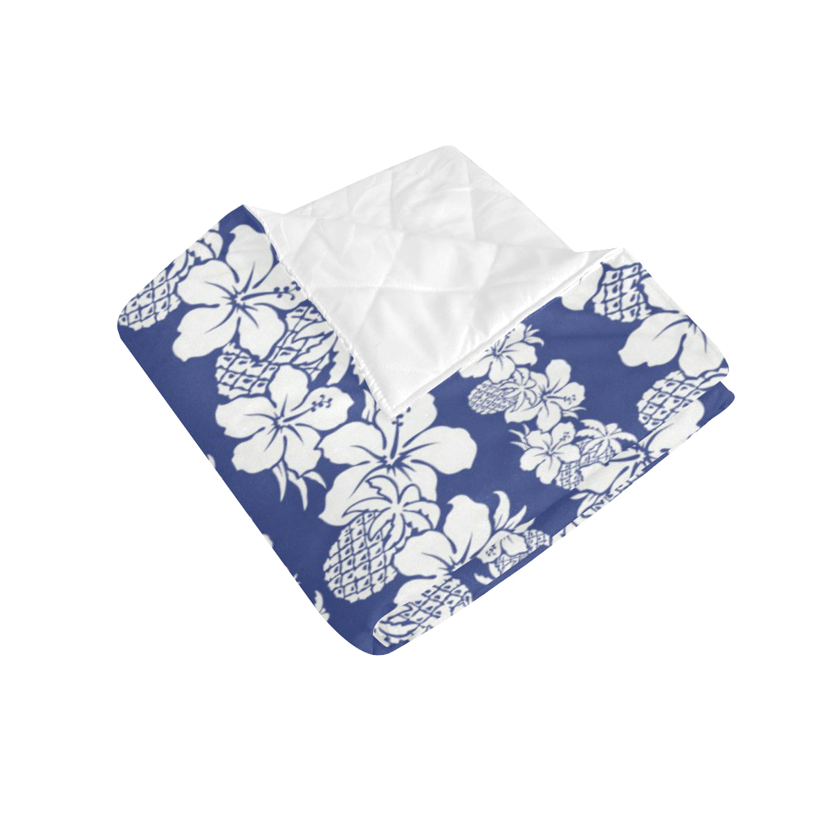 Hawaiian Themed Pattern Print Design H07 Premium Quilt