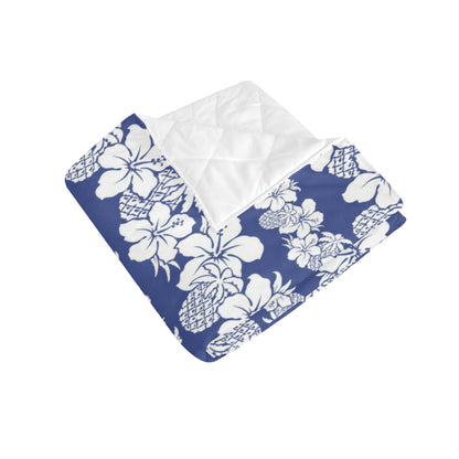 Hawaiian Themed Pattern Print Design H07 Premium Quilt