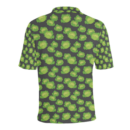 Cabbage Pattern Print Design 01 Men Polo Shirt