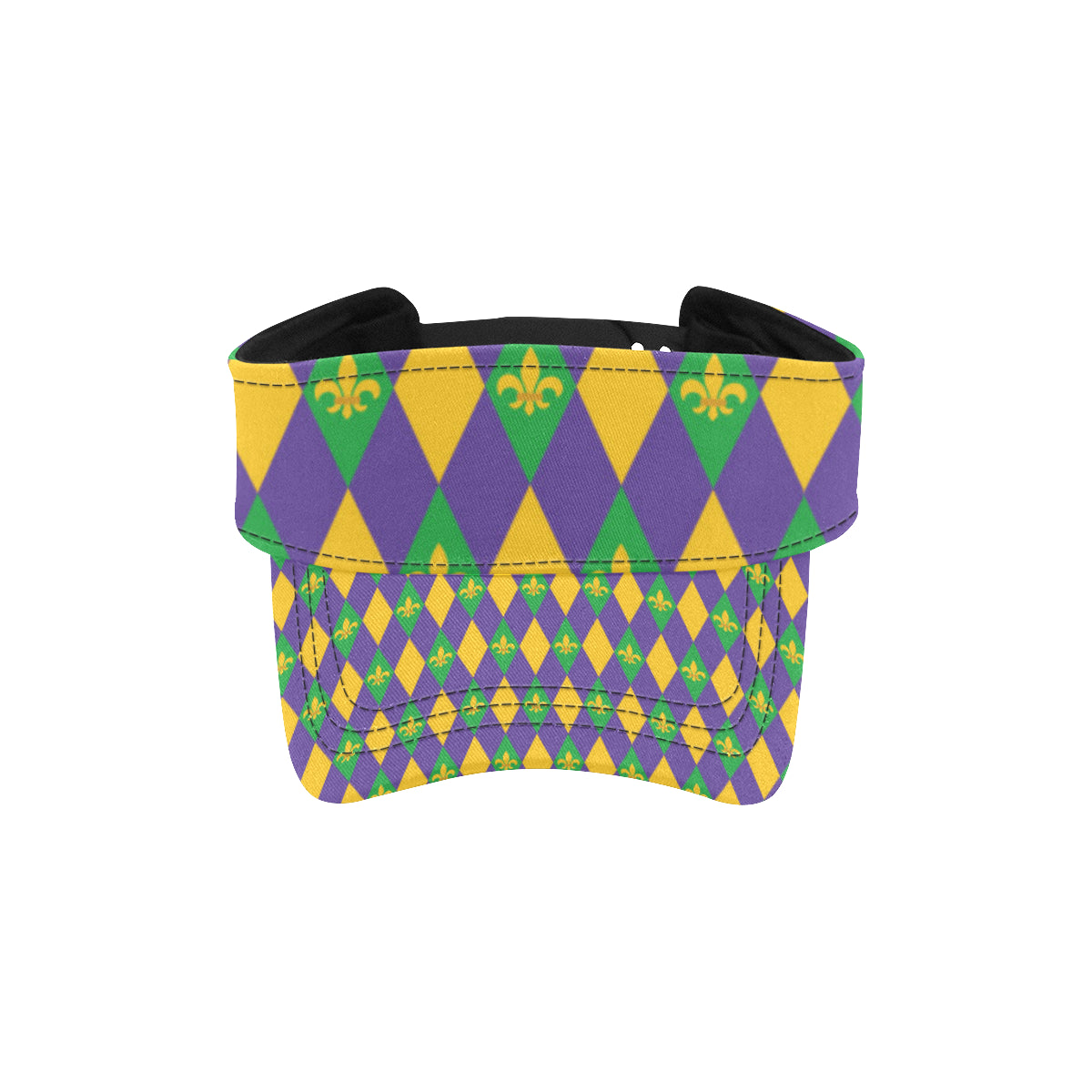 Mardi Gras Pattern Print Design 05 Unisex Sun Visor