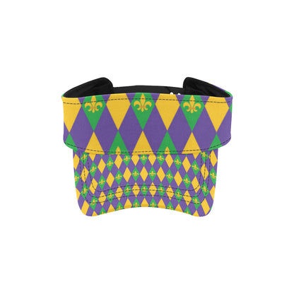 Mardi Gras Pattern Print Design 05 Unisex Sun Visor