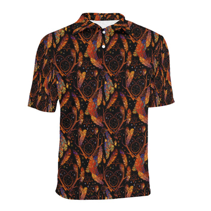Dream Catcher Native American Design Men Polo Shirt