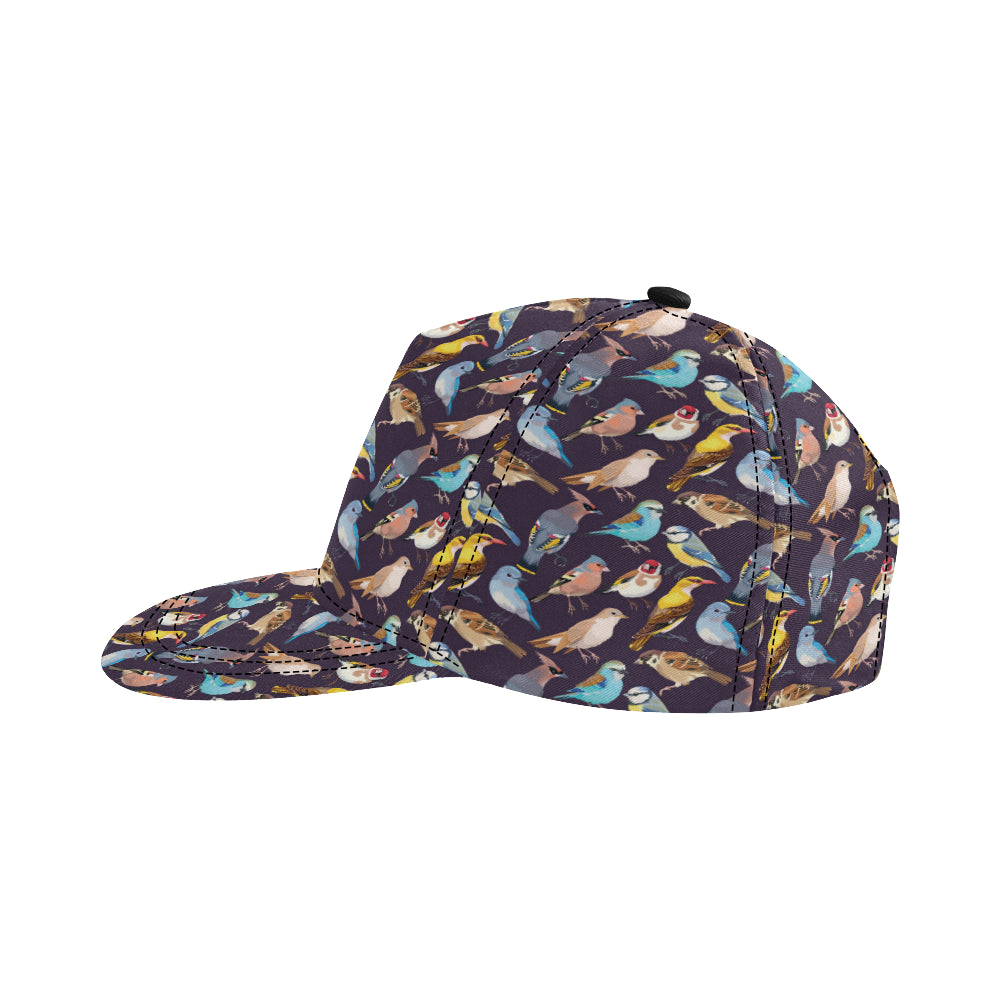 Bird Cute Print Pattern Snapback Cap