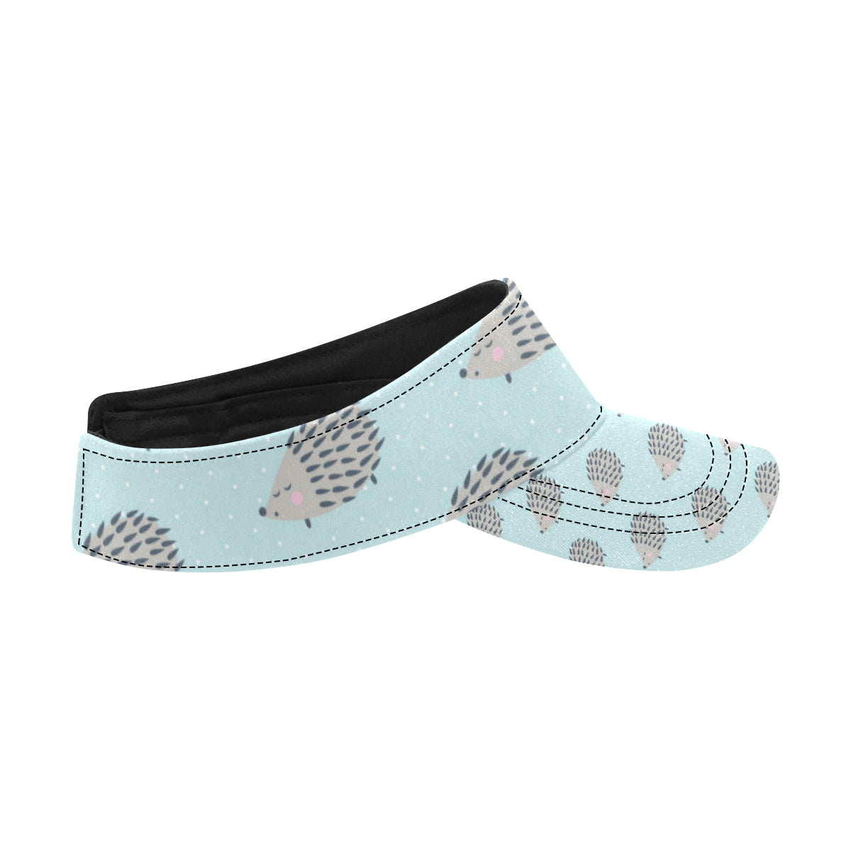 Hedgehog Pattern Print Design 02 Unisex Sun Visor