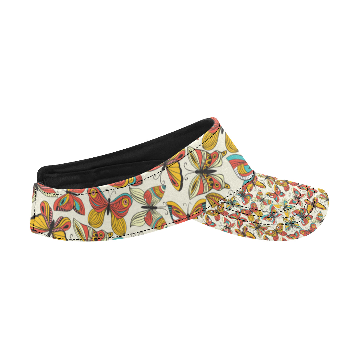 Butterfly Pattern Print Design 02 Unisex Sun Visor