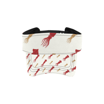 Giant Squid Pattern Print Design 01 Unisex Sun Visor