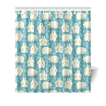 Bear Pattern Print Design BE04 Shower Curtain