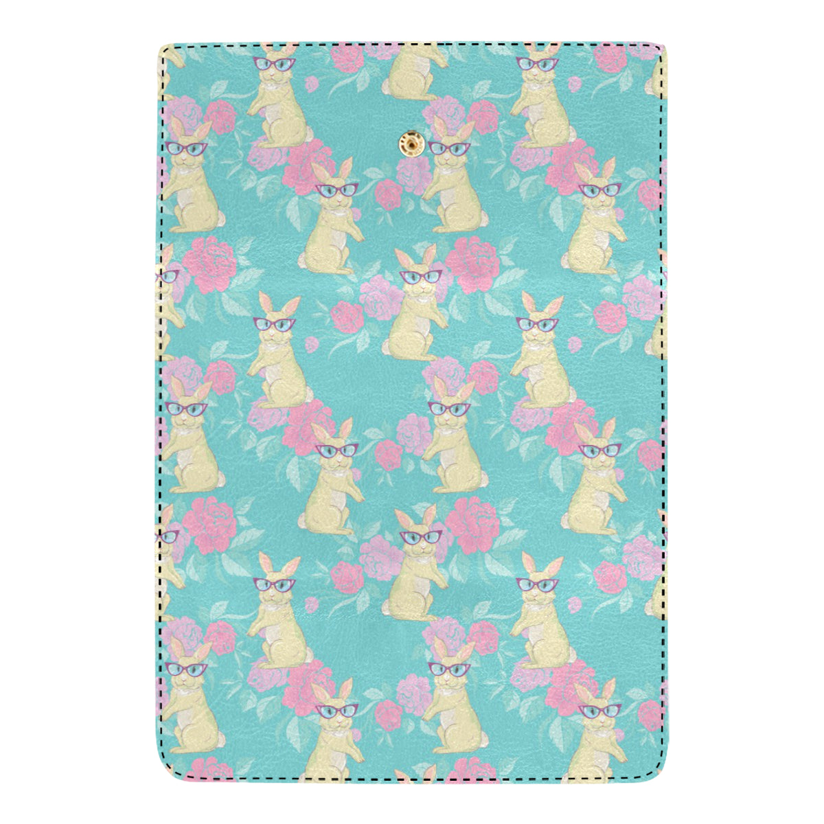 Rabbit Pattern Print Design RB05 Women's Trifold Wallet
