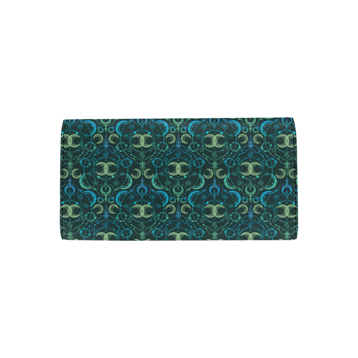 Celestial Pattern Print Design 07 Women's Trifold Wallet