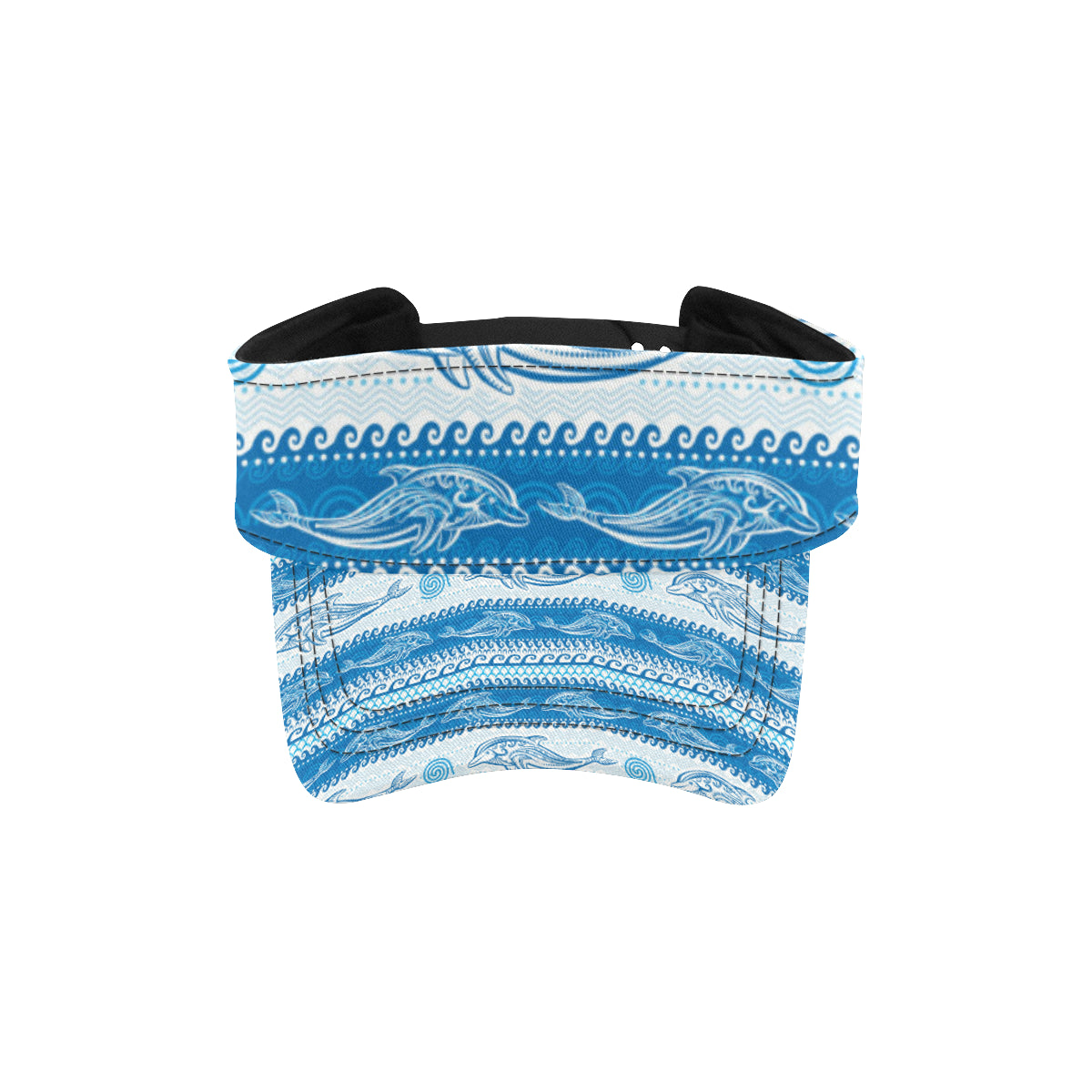 Dolphin Tribal Print Pattern Unisex Sun Visor