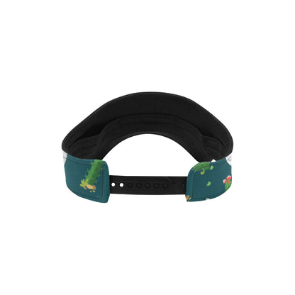 Llama Cactus Pattern Print Design 013 Unisex Sun Visor
