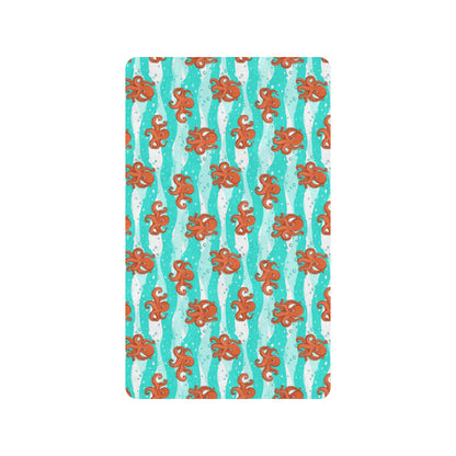 Octopus Cute Design Print Themed Rubber Doormat