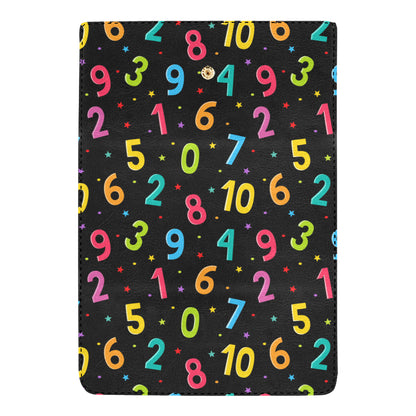Number Pattern Print Design A04 Women's Trifold Wallet