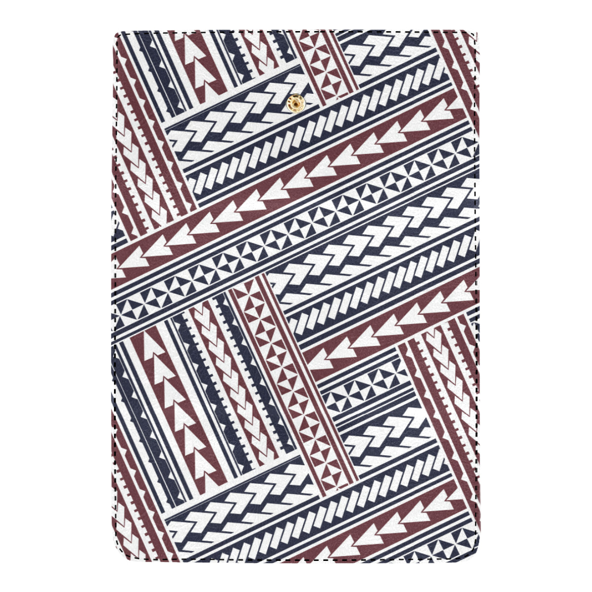 Polynesian Tribal line Women's Trifold Wallet