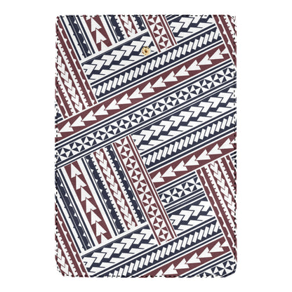Polynesian Tribal line Women's Trifold Wallet