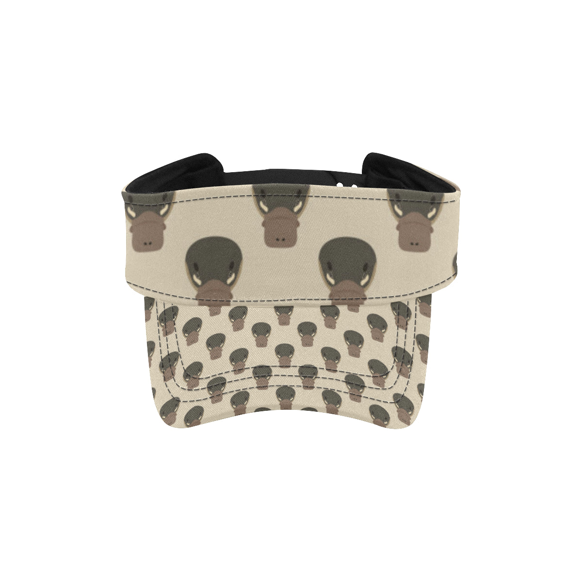 Platypus Pattern Print Design A03 Unisex Sun Visor