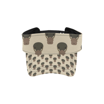Platypus Pattern Print Design A03 Unisex Sun Visor