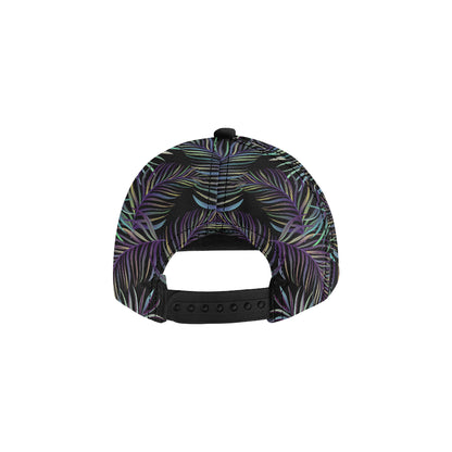 Tropical Palm Leaves Pattern Brightness Snapback Cap