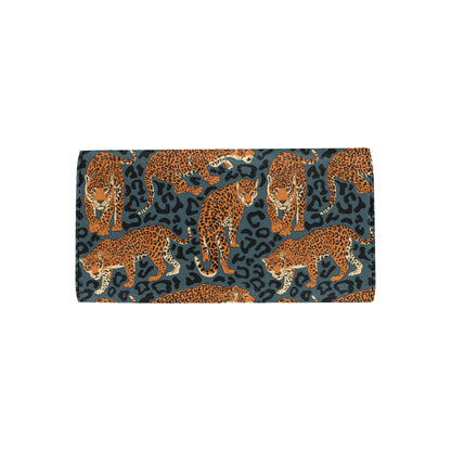 Jaguar Pattern Print Design 04 Women's Trifold Wallet