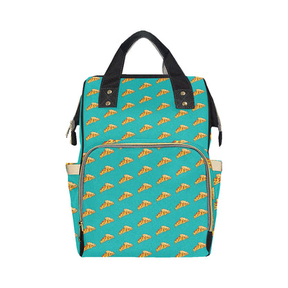 Pizza Pattern Print Design A03 Diaper Bag Backpack