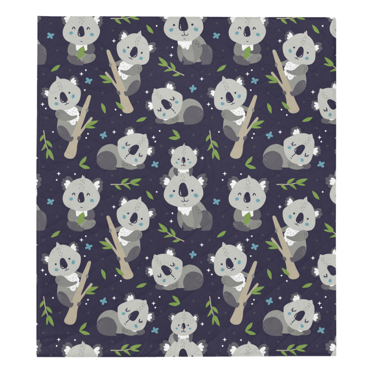 Koala Pattern Print Design 04 Premium Quilt