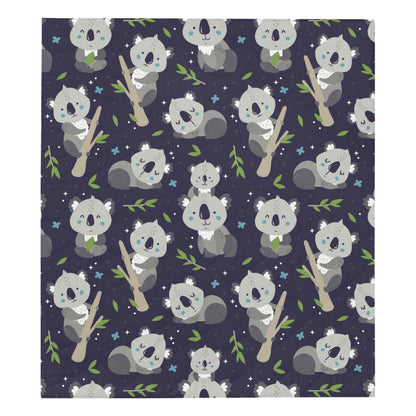 Koala Pattern Print Design 04 Premium Quilt