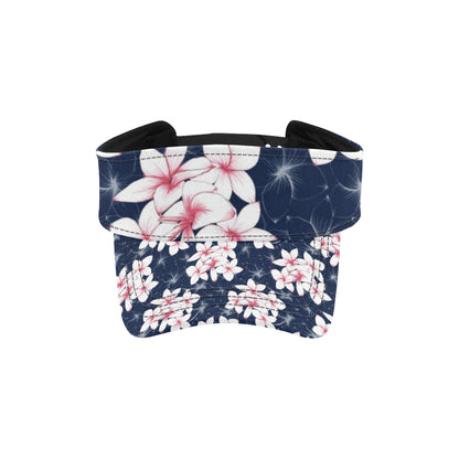 Plumeria Pattern Print Design PM017 Unisex Sun Visor
