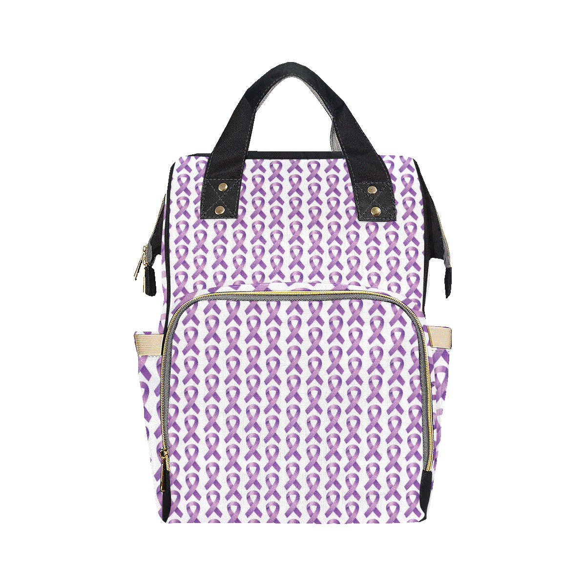 Pancreatic cancer Pattern Print Design A01 Diaper Bag Backpack