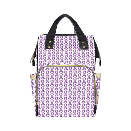 Pancreatic cancer Pattern Print Design A01 Diaper Bag Backpack
