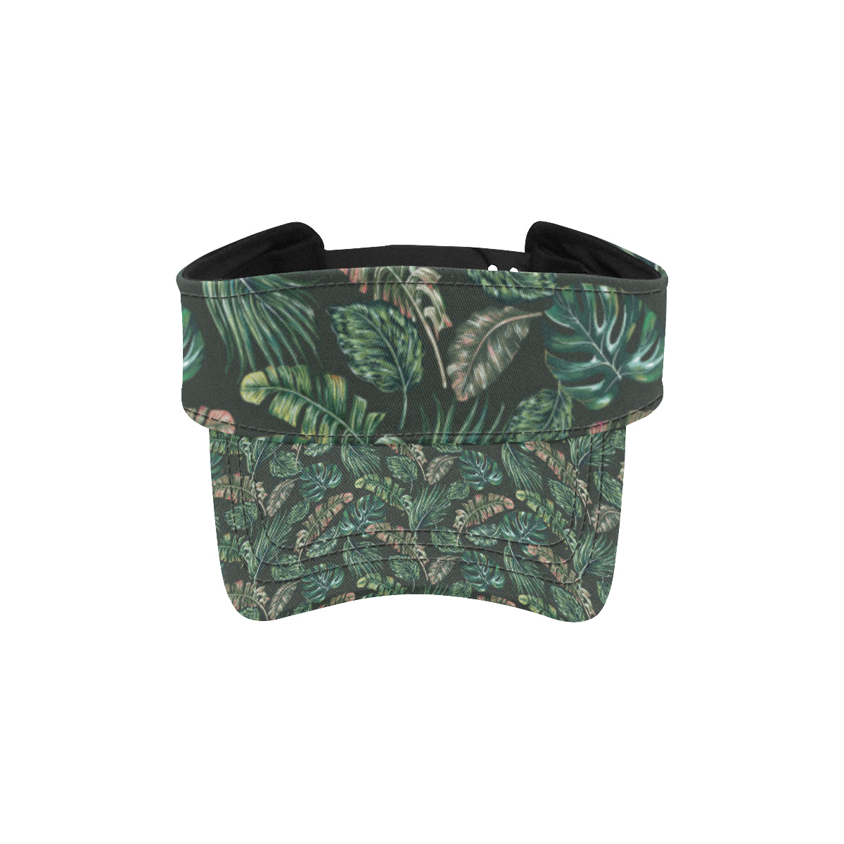 Banana Leaf Pattern Print Design 05 Unisex Sun Visor