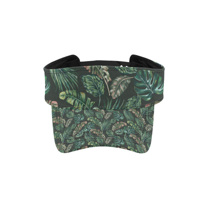 Banana Leaf Pattern Print Design 05 Unisex Sun Visor