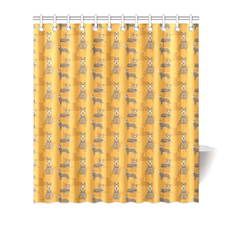 Berger Picard Pattern Print Design 01 Shower Curtain