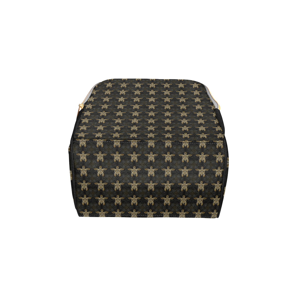 Gold Tribal Turtle Polynesian Design Diaper Bag Backpack