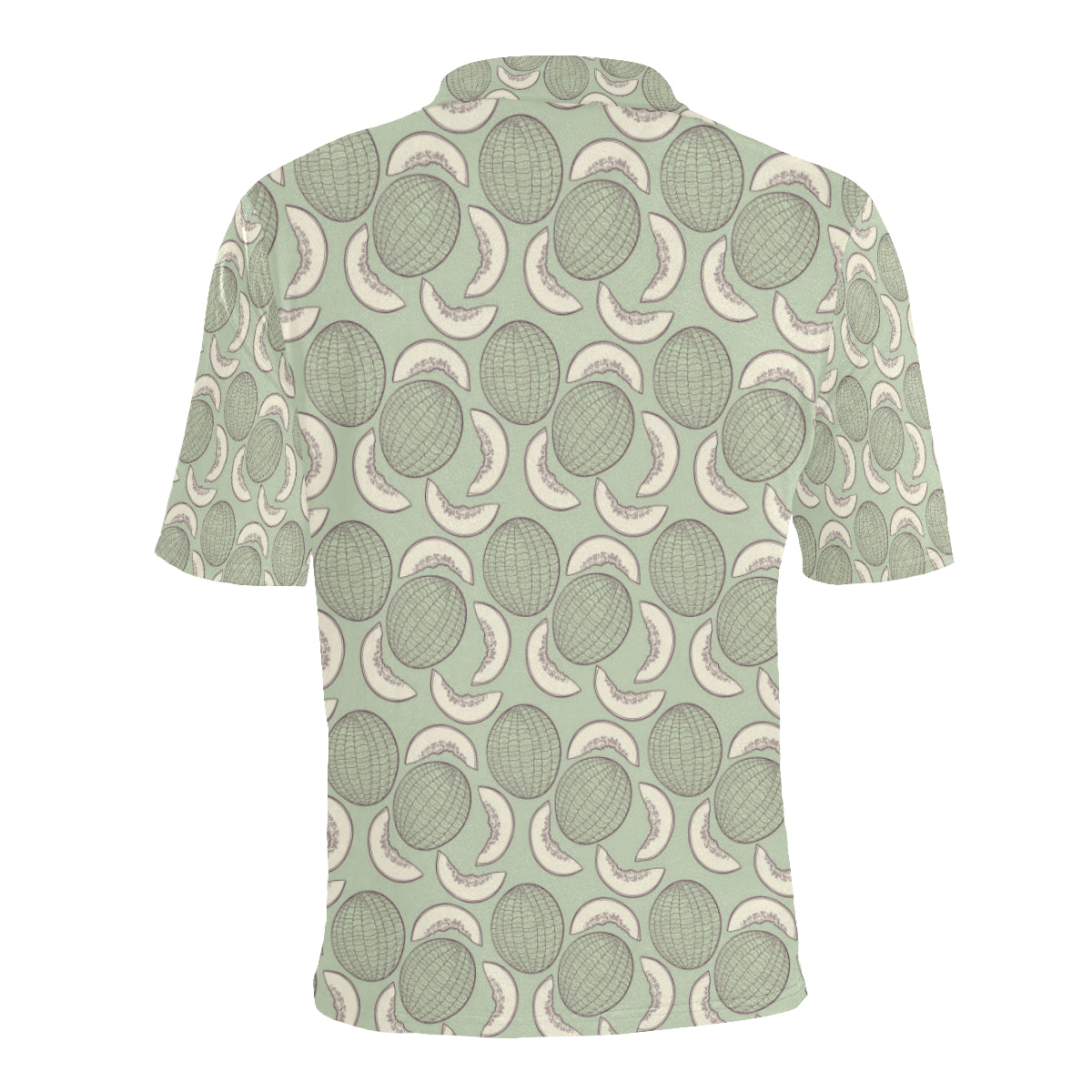 Cantaloupe Pattern Print Design 01 Men Polo Shirt