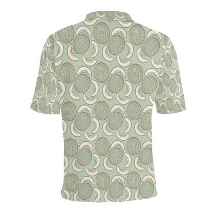 Cantaloupe Pattern Print Design 01 Men Polo Shirt