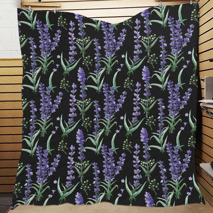 Lavender Pattern Print Design LV01 Premium Quilt